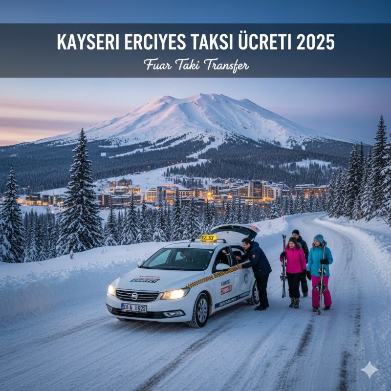 Kayseri Erciyes Taksi Ücreti 2025: Fuar Taksi ile Erciyes Transfer Fiyatları ve Rehberi