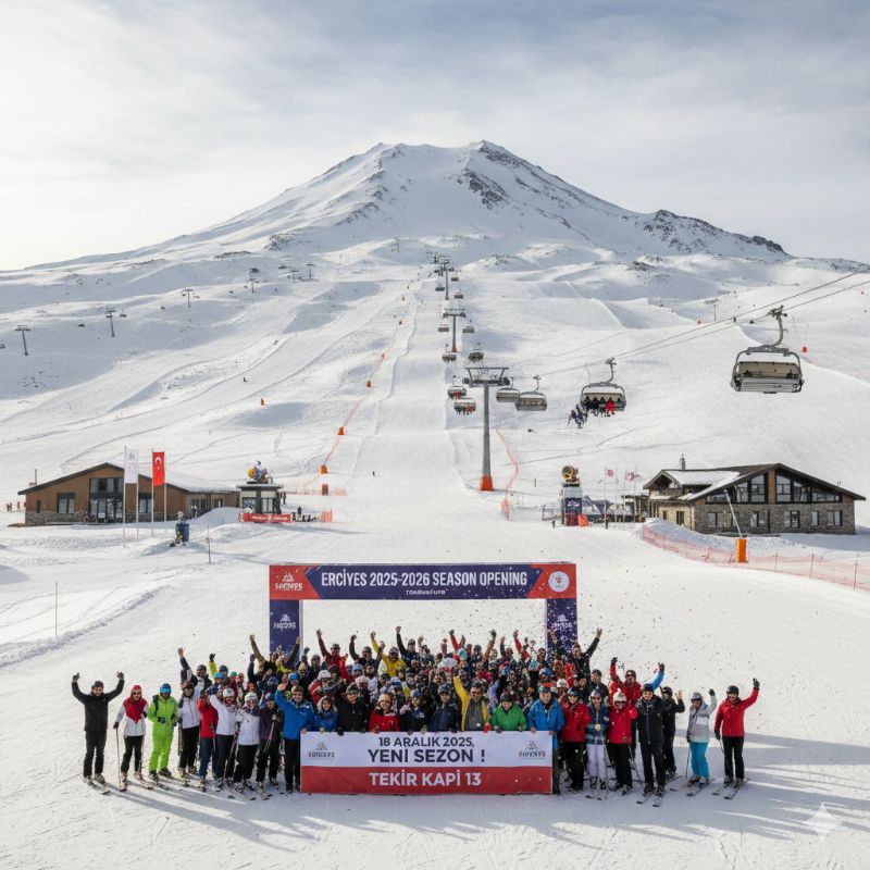 Erciyes 2025-2026 Sezonunu Açıyor: Başlangıç Tarihi Belli Oldu
